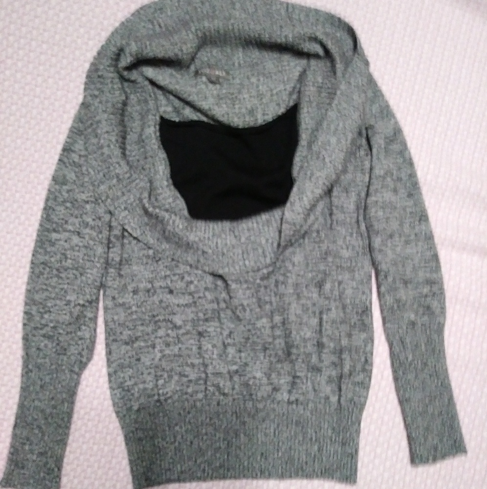 Cowlneck one piece sweater